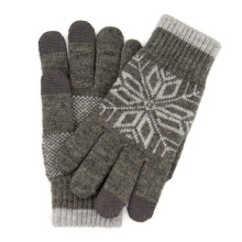 Más barato suave 3 dedo lindo E pantalla táctil invierno térmica guantes para teléfonos inteligentes